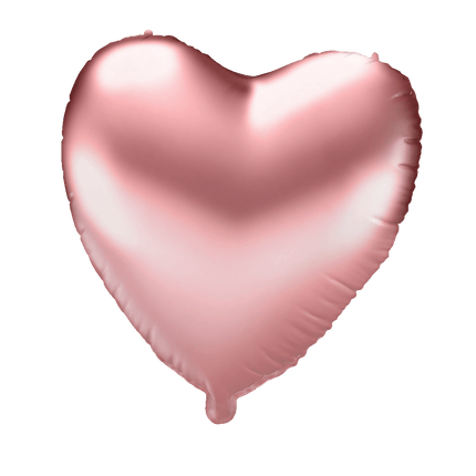 Palloncino in foil - Cuore oro rosa