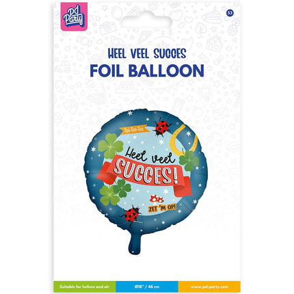 Palloncino ad elio Buona fortuna 46 cm