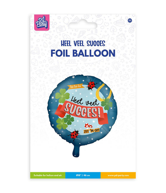 Palloncino ad elio Buona fortuna 46 cm