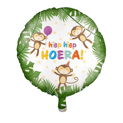 Palloncino di carta stagnola - Hip hip hurrah
