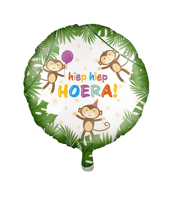 Palloncino di carta stagnola - Hip hip hurrah
