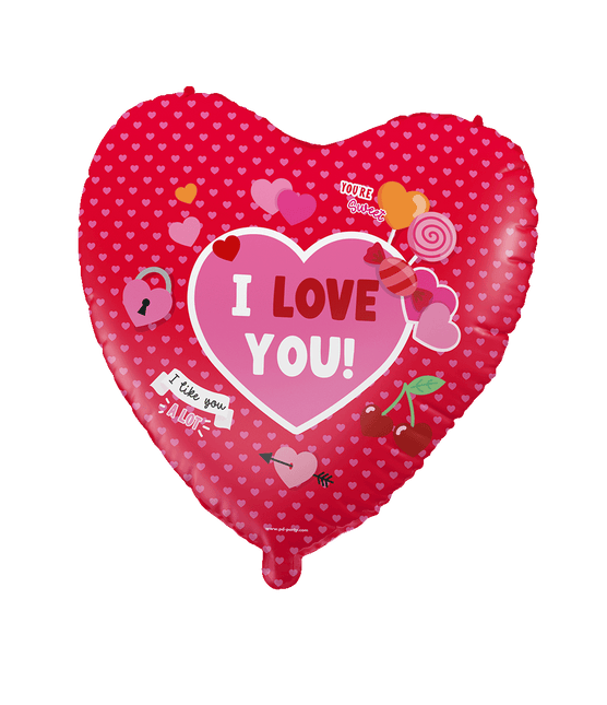 Palloncino ad elio I love you 46cm