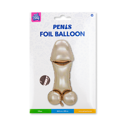 Palloncino a elio a forma di pene, 1 m