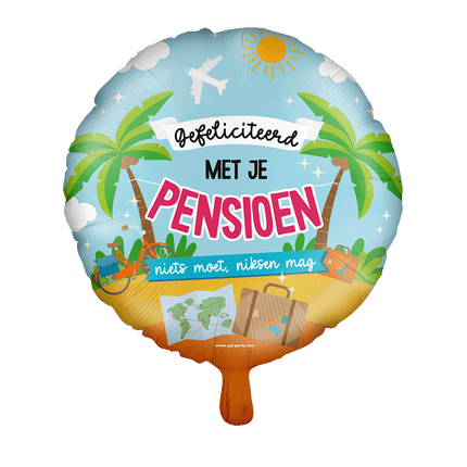 Pallone in foil - Pensionamento