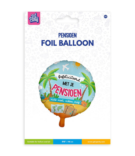 Pallone in foil - Pensionamento