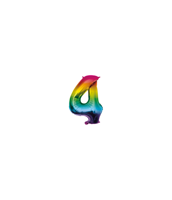 Palloncino in foil 40cm - 4 Arcobaleno