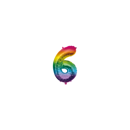 Palloncino in foil 40 cm - 6 Arcobaleno