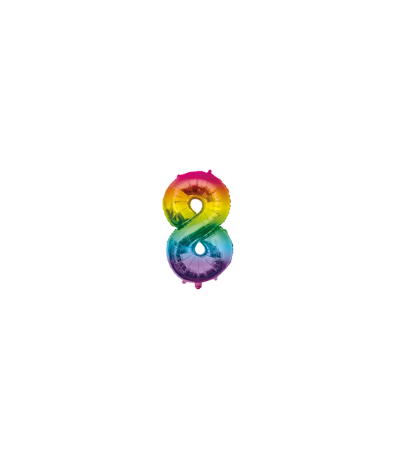 Palloncino in foil 40cm 8 Arcobaleno