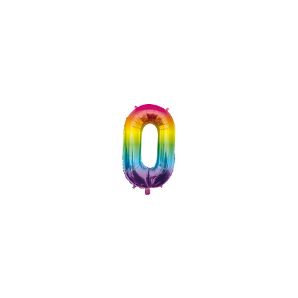 Palloncino in foil 40cm 0 Arcobaleno
