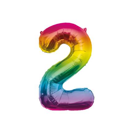 Palloncino in foil 86cm 2 Arcobaleno