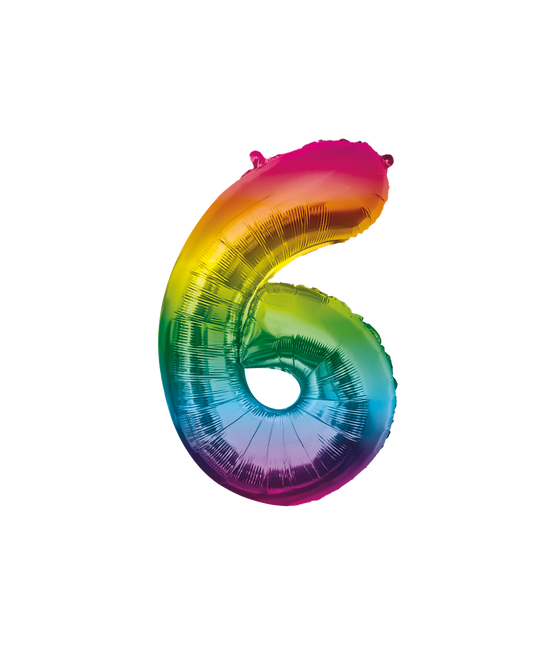 Palloncino in foil 86cm 6 Arcobaleno