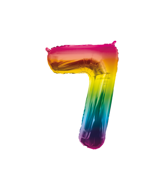 Palloncino in foil 86cm 7 Arcobaleno