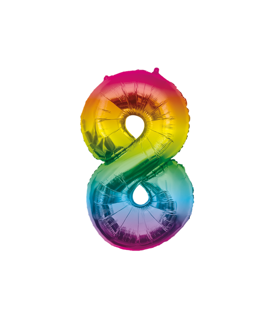 Palloncino in foil 86cm 8 Arcobaleno
