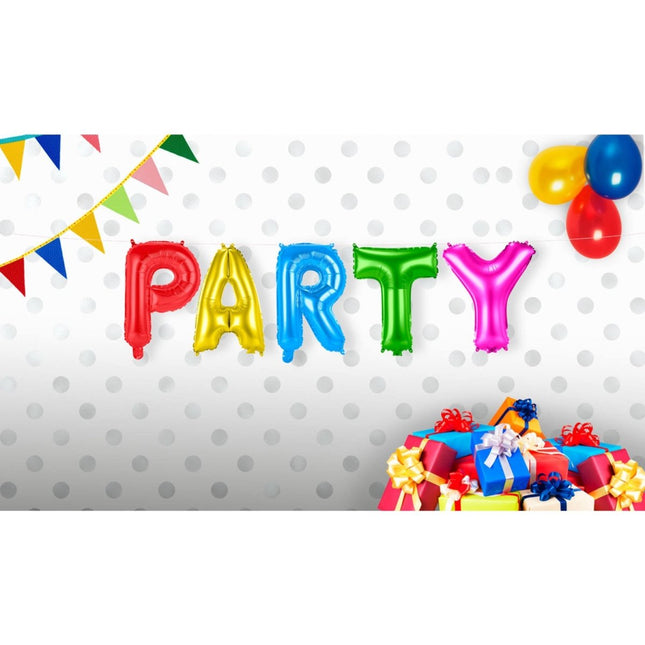 Folie Ballonnen Set PARTY van Folat koop je bij Partywinkel