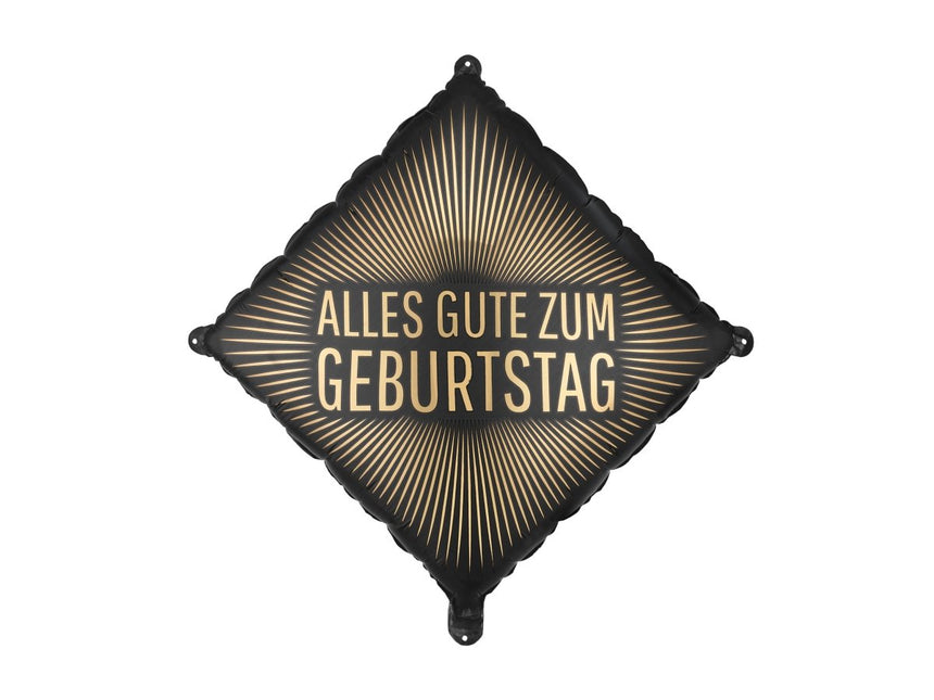 Folie Helium Ballon Alles Gute Zum Geburtstag van Partydeco koop je bij Partywinkel