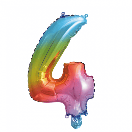 Folieballon 16" no4 regenboog van WeFiesta koop je bij Partywinkel