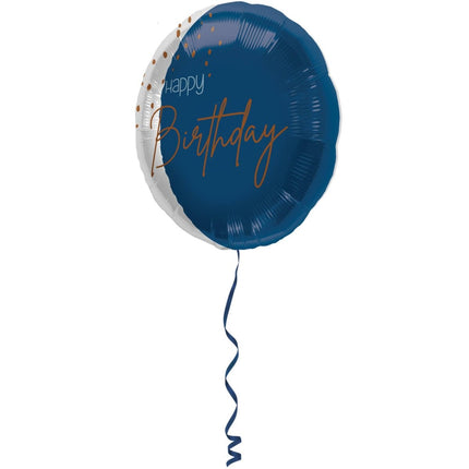 Folieballon Elegant True Blue - 45cm van Folat koop je bij Partywinkel