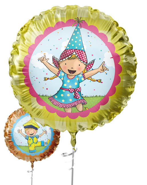 Palloncino in pellicola Fien<tamp>Teun 45 cm vuoto</tamp>