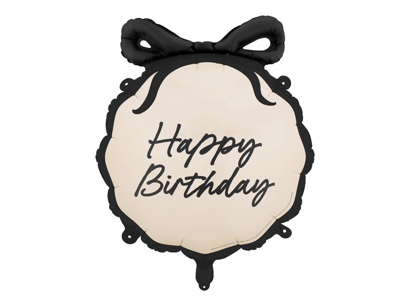 Folieballon Happy Birthday, 47,5 x 45 cm van Partydeco koop je bij Partywinkel