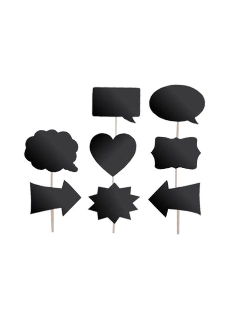 Foto Props Schrijfbaar 8st - Partywinkel - 8711319805041