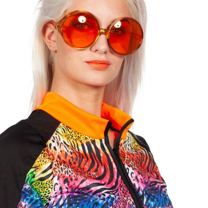 Fout Trainingspak Dierenprints Kort Dames van Wilbers & Wilbers koop je bij Partywinkel