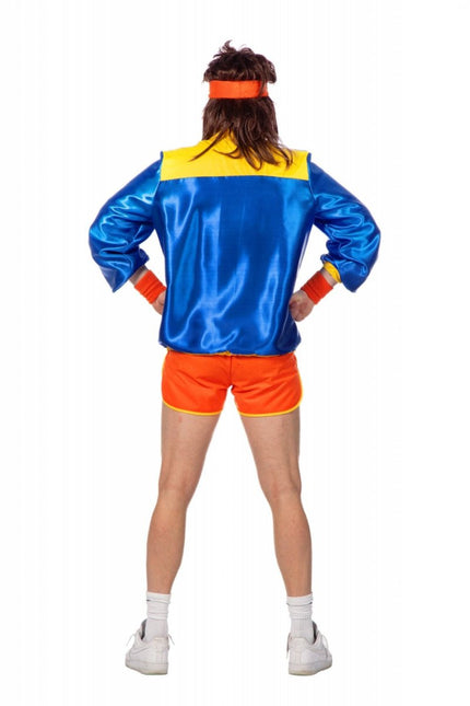 Fout Trainingspak Disco Kort Heren van Wilbers & Wilbers koop je bij Partywinkel