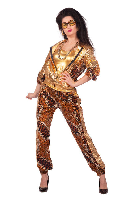 Fout Trainingspak Panter Dames van Wilbers & Wilbers koop je bij Partywinkel