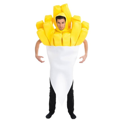 Costume da patatina fritta per adulti, taglia unica