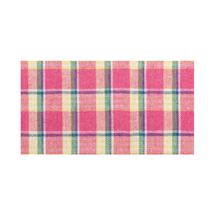 Nastro rosa Madras 10Cm 5m
