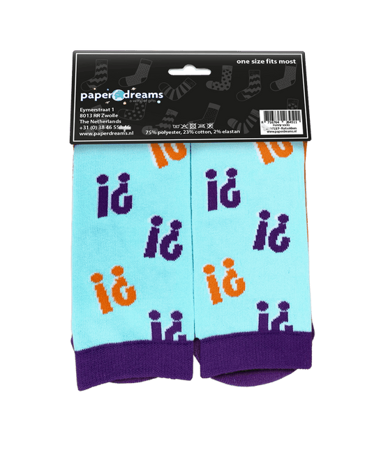 Funny socks - Kutsokken van Paper Dreams koop je bij Partywinkel