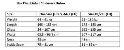 Costume di Halloween da fantasma nero da uomo 3 pezzi