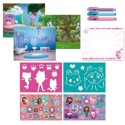 Gabby'S Dollhouse Knutsel Boek 3 delig - Partywinkel - 8714274420359