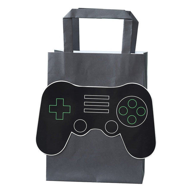 Gaming Party Uitdeeltasjes 20cm 5st van Ginger Ray koop je bij Partywinkel