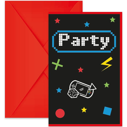 Gaming Party Uitnodigingen van Procos koop je bij Partywinkel
