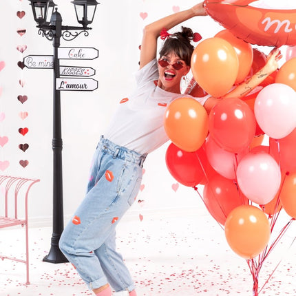 Hartjes Slinger Rose Goud 3,5m van Partydeco koop je bij Partywinkel