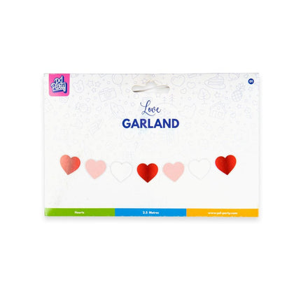 Ghirlanda di cuori 2,5 m