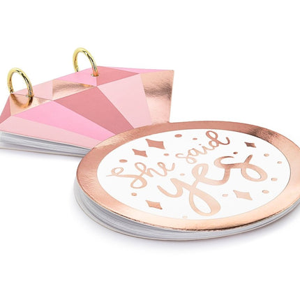 Gastenboek Ring 17x 27cm van Partydeco koop je bij Partywinkel