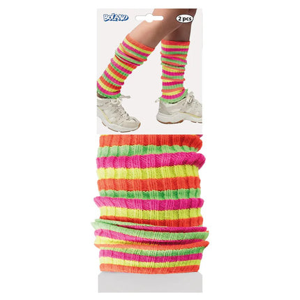Gekleurde Beenwarmers Neon van Boland koop je bij Partywinkel