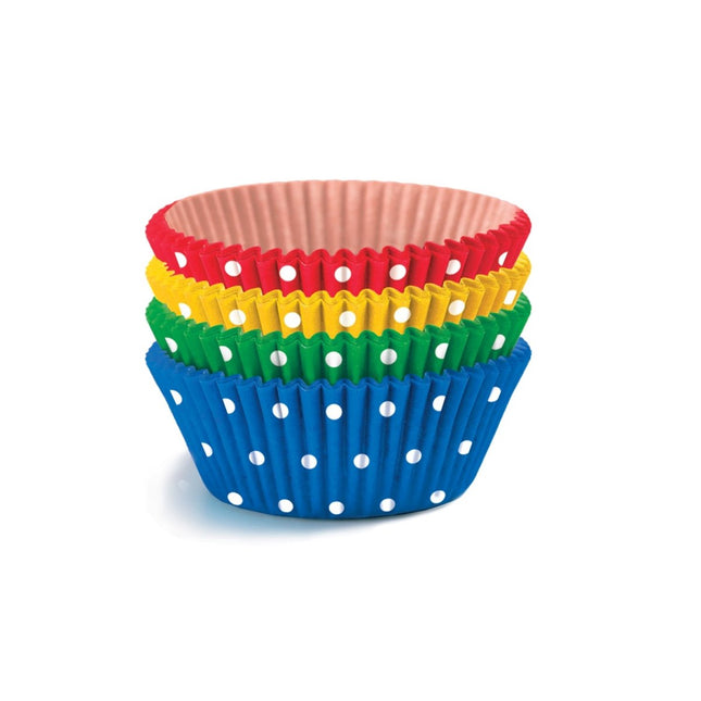 Gekleurde Cupcake Vormpjes 4,5cm 40st van Procos koop je bij Partywinkel