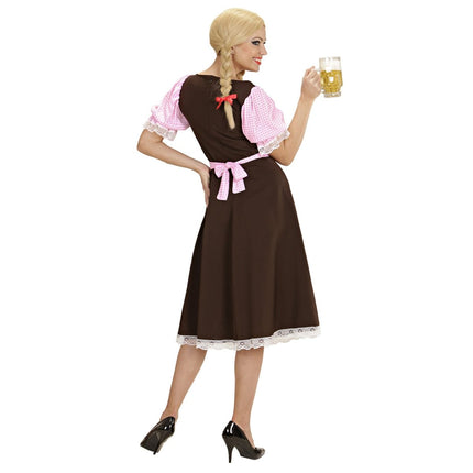 Gekleurde Dirndl Jurk Oktoberfest Dames van Widmann koop je bij Partywinkel