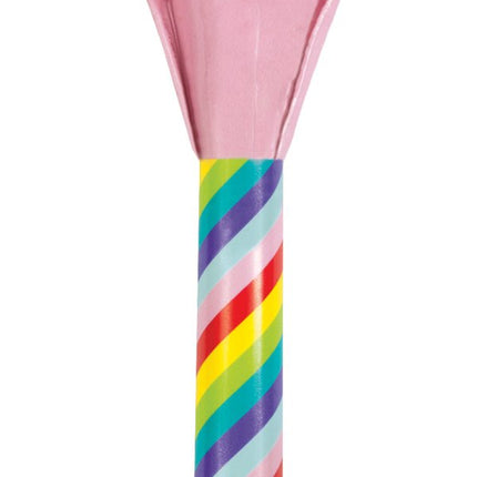 Gekleurde Feesttoeters 8st van Unique koop je bij Partywinkel