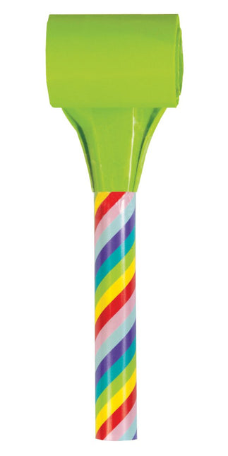 Gekleurde Feesttoeters 8st van Unique koop je bij Partywinkel