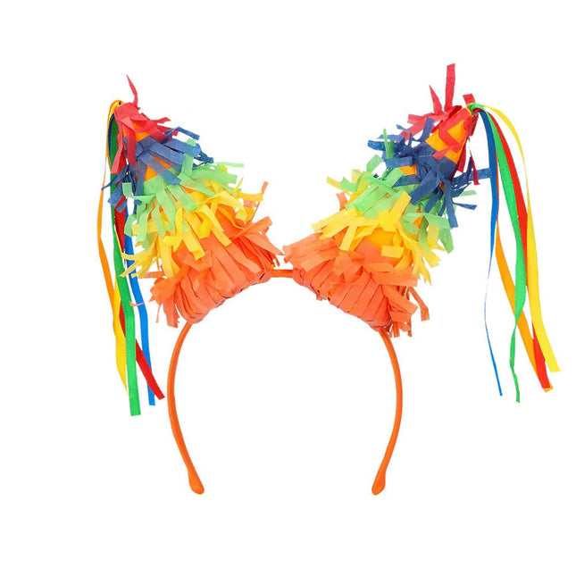 Gekleurde Haarband Pinata - Partywinkel - 8712026309044