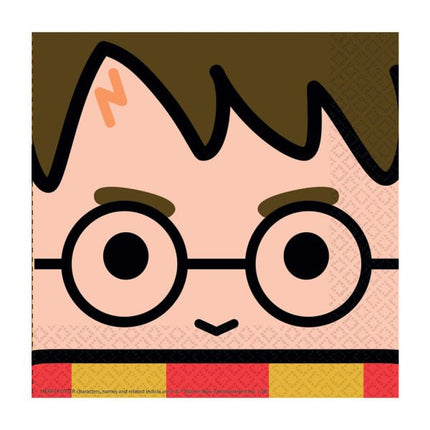 Gekleurde Harry Potter Servetten 33cm 16st van Riethmueller koop je bij Partywinkel