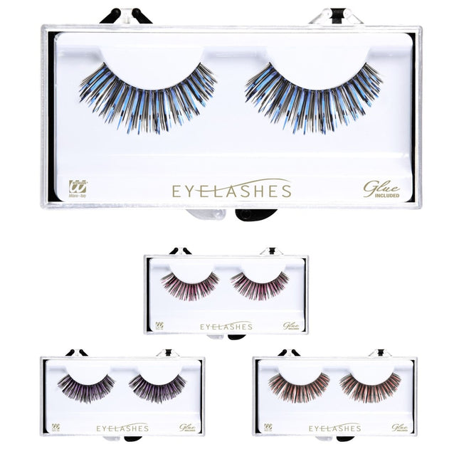 Gekleurde Nep Wimpers van Widmann koop je bij Partywinkel