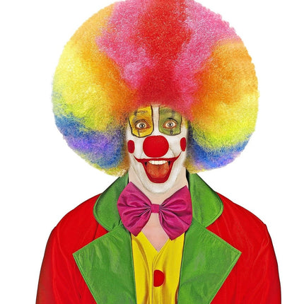 Gekleurde Pruik Afro Extra Groot van Widmann koop je bij Partywinkel