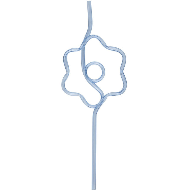 Gekleurde Rietjes Bloem 5st van Unique koop je bij Partywinkel