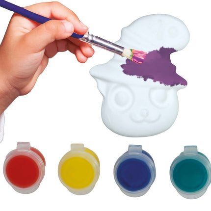 Gekleurde Schilderset Kat 6cm van Fiestas Guirca koop je bij Partywinkel