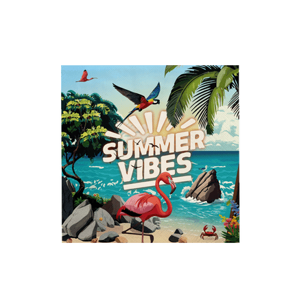 Gekleurde Servetten Summer Vibes 16cm 16st van Paper Dreams koop je bij Partywinkel