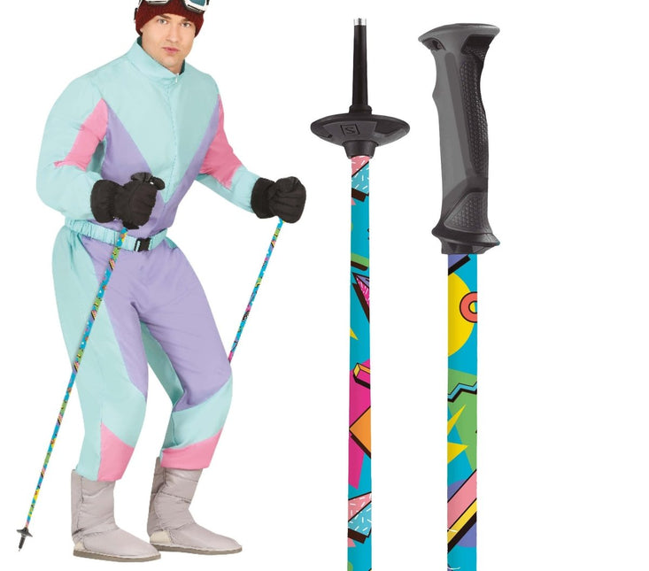 Gekleurde Skistokken - Partywinkel - 8434077271209
